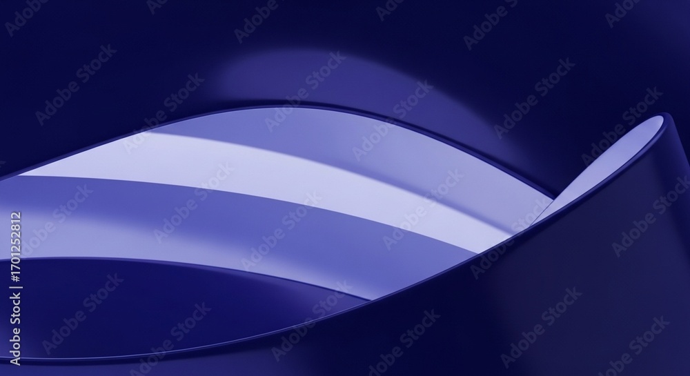 Poster minimalist abstract background with dark blue architectural waves. a clean and corporate design for 