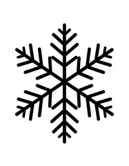 Simple black snowflake graphic (1)