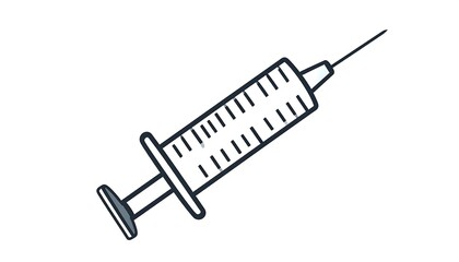 Simple syringe graphic