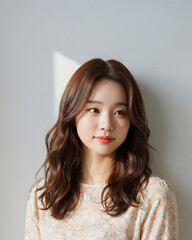 미녀 여자 모델 프로필 사진