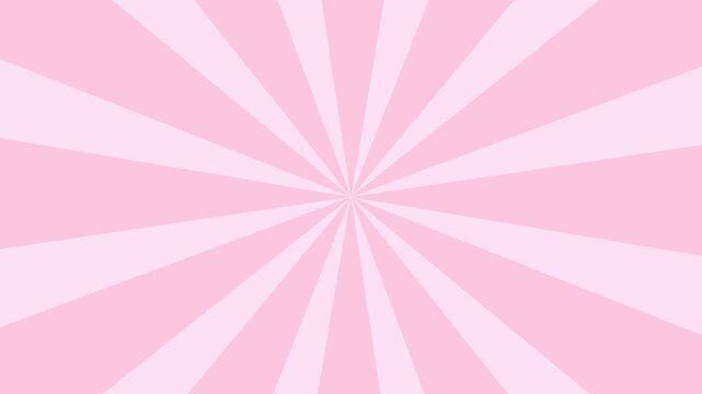 キラキラかわいい集中線背景　ピンク