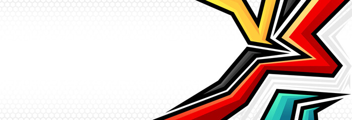 Dynamic Abstract Racing Background Modern Bold Lines Vector Design