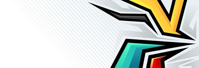 Dynamic Abstract Racing Background Modern Bold Lines Vector Design