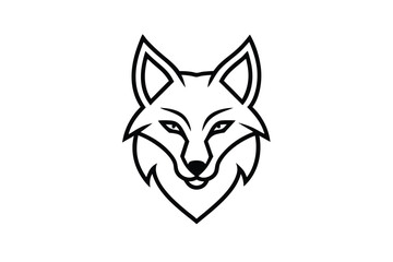 Obraz premium wolf head vector animal design logo icon art symbol