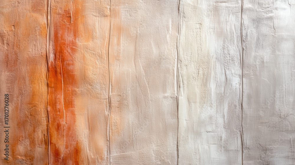 Poster deep red to orange flame gradient with subtle texture creates warm, inviting atmosphere