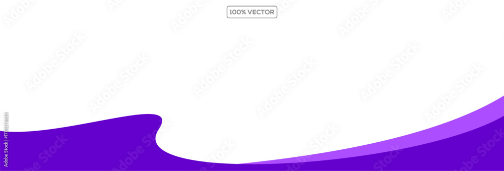 Canvas Prints wave shape certificate vector header. luxury curved border design, cover cover. abstract divider for