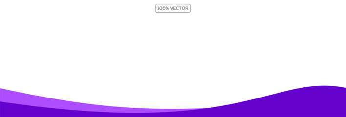 wave separator footers, modern dividers shapes vector illustration element vector
