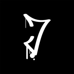 Colorful graffiti alphabet with artistic street style letters, inspired by urban culture and hip hop. Creative spray paint typography perfect for design, poster, mural, and street art projects.