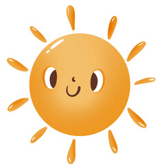 sun cartoon character