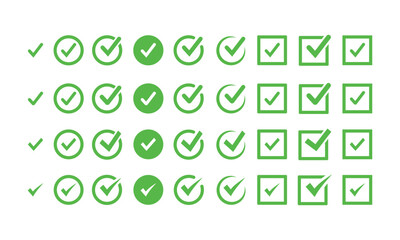 Yes or No Symbol Vector – Choice and Decision Icon Illustration