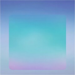 Obraz premium Illustration of abstract gradient background with soft pastel colors and a translucent square overlay