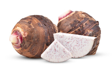 Taro isolated on transparent png