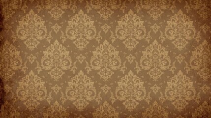 Vintage brown wallpaper design