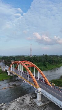 Dolago bridge, parigi moutong regency, central sulawesi, indonesia.