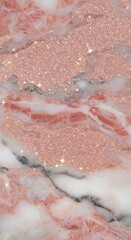 Fototapeta premium Pink Marble Glitter Background Design.