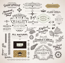 Retro vector mystical decorative pattern vector graphic illustration