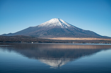 山中湖から望む富士山