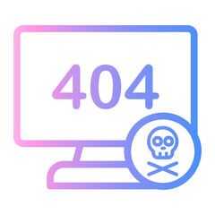 error Line Gradient Icon