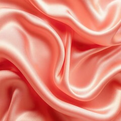 Obraz premium Peach Satin Fabric Texture Close Up
