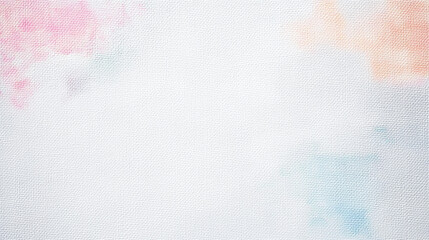 Fototapeta premium Soft Watercolor Canvas Texture with Pastel Stains. Artistic Background
