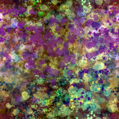 Abstract digital painting Blurred painted layered seamless pattern Bright summer natural colors Mixed chaotic transparent colorful strokes, blots, spots, splashes, splotches, smudges, blobs, drops