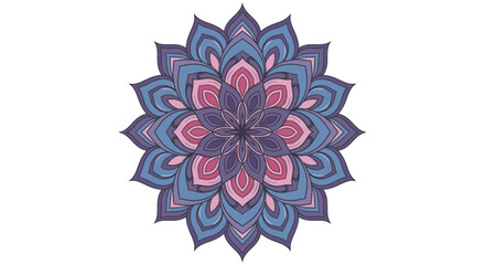 a colorful mandala design with intricate patterns and vibrant hues