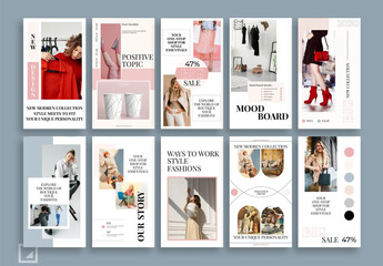 New Fashion Social Media Post Layout