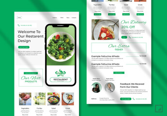 Restaurent Email News Letter Layout