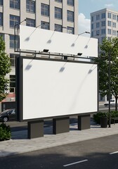 Urban Canvas: Sunlit Blankness