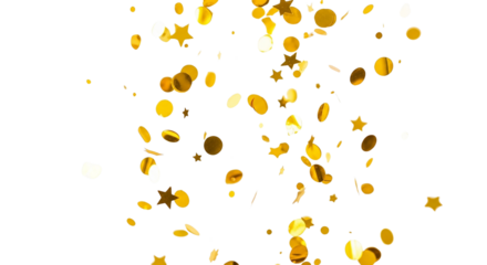 Yellow paint splashes with a seamless autumn flower pattern