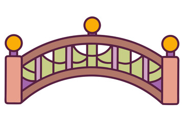 wrought iron gate bridge