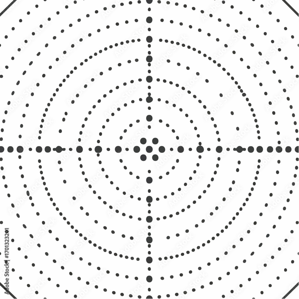 Poster dot pattern seamless background. polka dot pattern template monochrome dotted texture