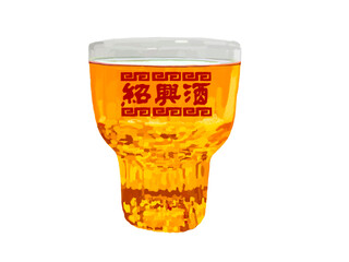紹興酒（グラス）中身入り