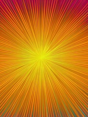 Obraz premium Vibrant Burst of Colors Radiating From the Center, Creating a Mesmerizing Visual Effect in Abstract Art Form