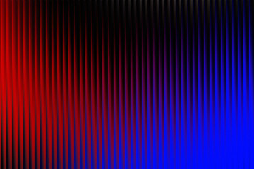 Abstract Vertical Stripes Gradient Red to Blue with Dark Vignette background