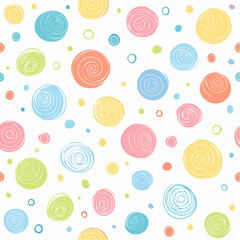 A set of round shapes for the background vector flat style shapes illustration isolated
3