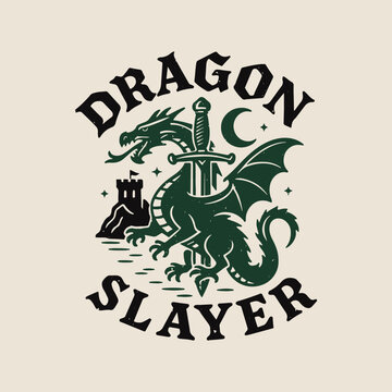 Dragon slayer fantasy design