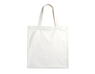 White tote bag with transparent background