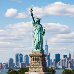 Obraz premium statue of liberty