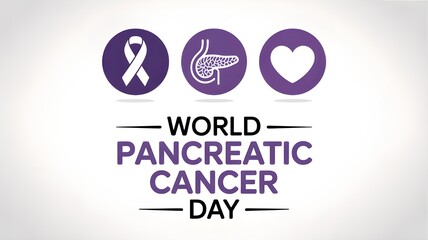 Vector illustration on the theme of world Pancreatic Cancer day observed each year during November.