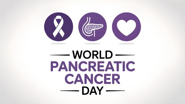 Vector illustration on the theme of world Pancreatic Cancer day observed each year during November.