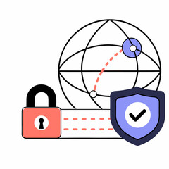 Modern wi fi router symbol for wireless internet connection and network technology
