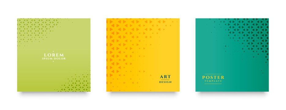 nice triangular halftone pattern gradient background in collection