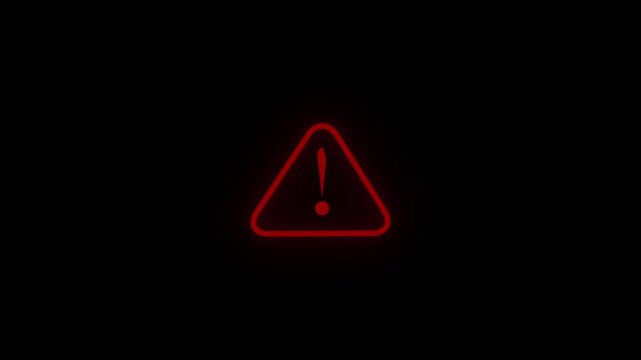 Warning icon horizontal all the video danger alert sign symbol design Caution symbol horizontal all the video warning danger alert icon safety design.