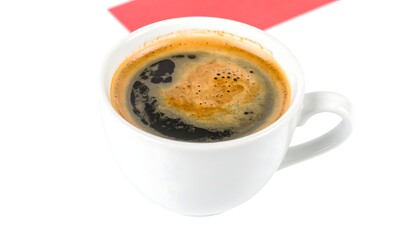 Coffee cup, morning, office, red blur