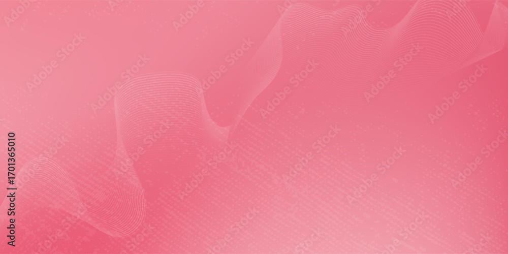 Poster pink white abstract background, grainy texture smooth color gradient noise texture, copy space