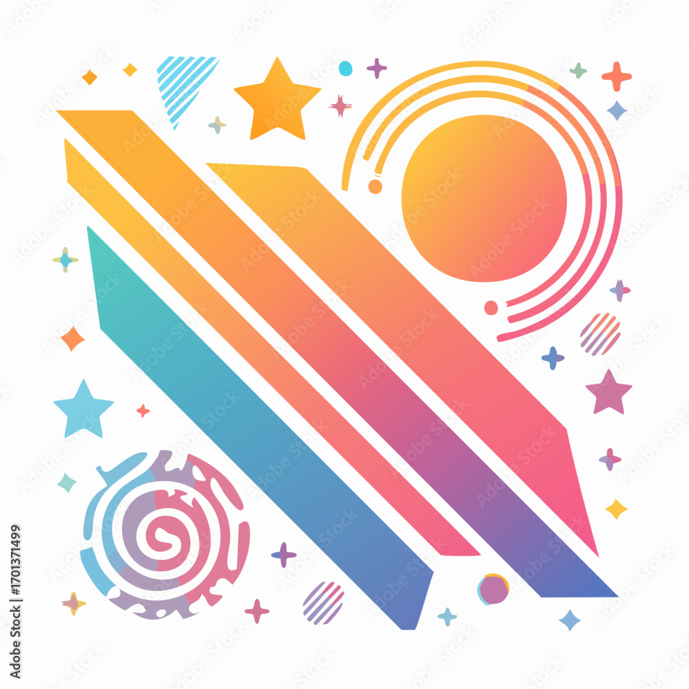 Poster a colorful picture of a colorful abstract design with the word quot rainbow quot 1