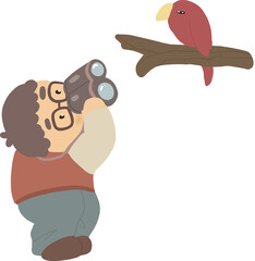 Fototapeta premium 새 관찰하기