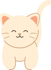 Cute Cat Simple Illustration