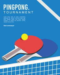 Great simple table tennis pingpong background design for any media	